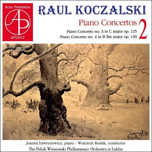 Okładka płyty: Raul Koczalski, Piano Concertos (2018)