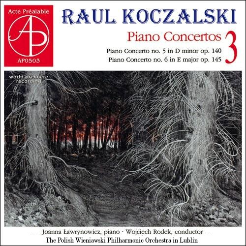 Okładka płyty: Raul Koczalski, Piano Concertos (2019)